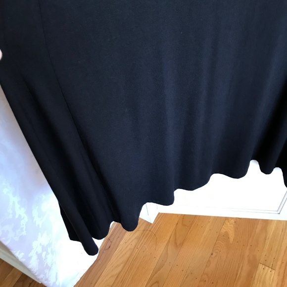 STYLE & CO Fit & Flare Midi Dress Scoop Neck Black Swing Women’s Plus Size 2X - Picture 6 of 16